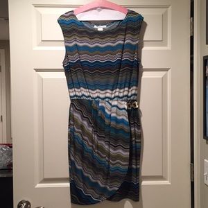 Green and blue dress size 4